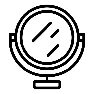 Ayna gövdesi ana hatları vektörü. Ameliyat liposuction.