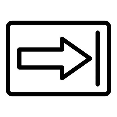 Süre simgesi dış hat vektörünü taşı. Zaman saati