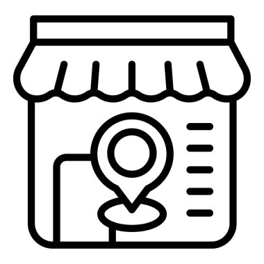 Simge taslak vektörünü kaydet. Alışveriş merkezi.