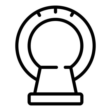 Bay Servis simgesi ana hatları vektörü. Klinik bakımı