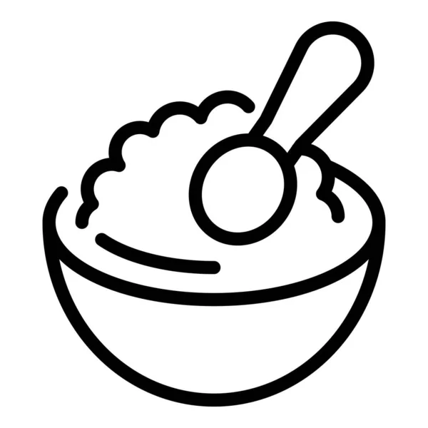 Vektor osnovy ikon dětského jídla. Vařit děti — Stockový vektor