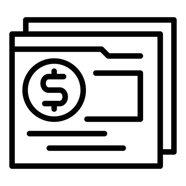 Web money platform pictogram schets vector. Bank app — Stockvector
