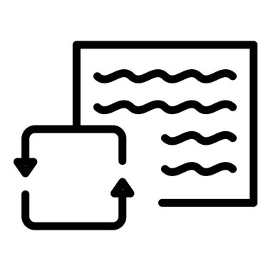 Posta ikonu ana hatları vektörü pazarlanıyor. Smm teslimat