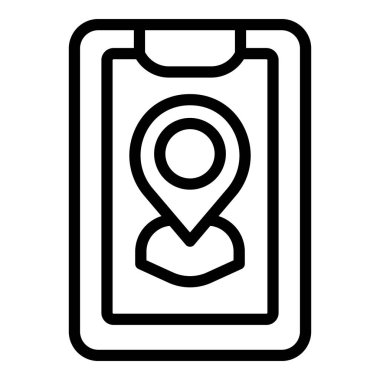 Akıllı telefon paketi ikon ana hatlarını takip ediyor. Teslimat servisi