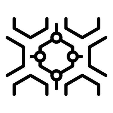 Adil ticaret ikonu ana hatları vektörü. Fuar standı