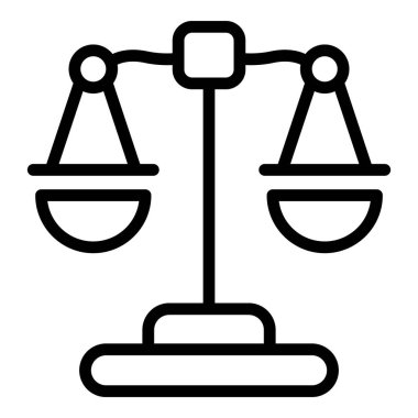 Ticari ölçekli simge taslak vektörü. Salonu göster