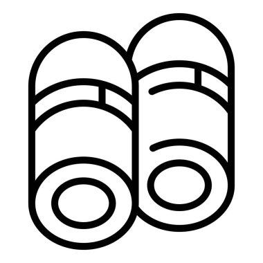 Köpekler spa havlusu ana hatları vektörü. Köpek banyosu