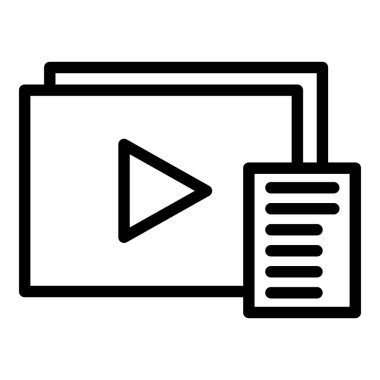 Görüntü içeriği ana hatları vektörü. Ortamı planla