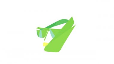 Yüzen maske simgesi canlandırması