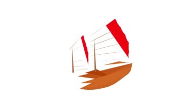 Çin gemi simgesi canlandırması