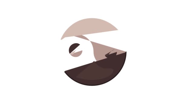 Ying yang icon animation — 비디오