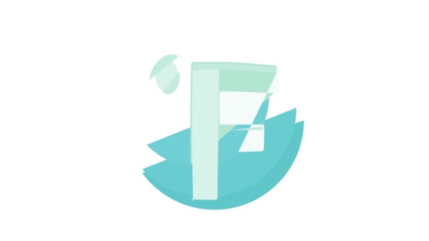 Fahrenheit pictogram animatie — Stockvideo