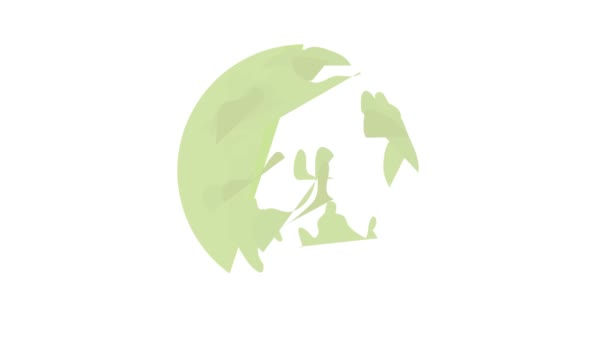 Lua ícone animação — Vídeo de Stock