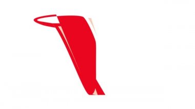 Kırmızı seksi tanga iç çamaşırı animasyonu