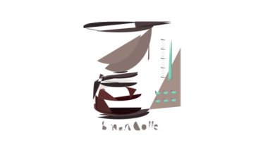 Akıllı kahve simgesi canlandırması