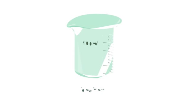 컵 아이콘 애니메이션의 치수 측정 — 비디오