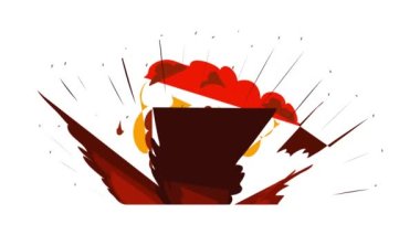 Güç patlaması simgesi canlandırması
