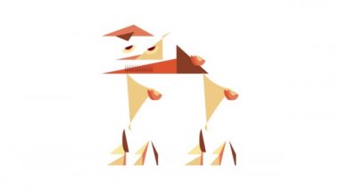 Robot devekuşu simgesi animasyonu