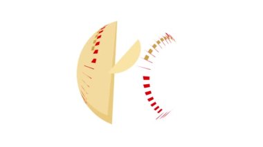 Beyzbol topu simgesi canlandırması