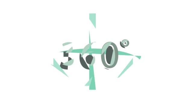 Animação ícone de rotação — Vídeo de Stock