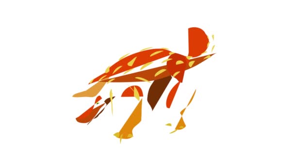 Animação ícone Evoplocephalus — Vídeo de Stock