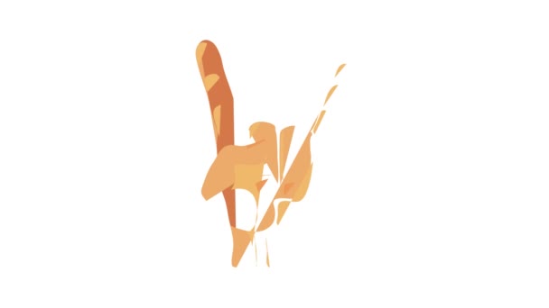 Horns ikon animáció — Stock videók