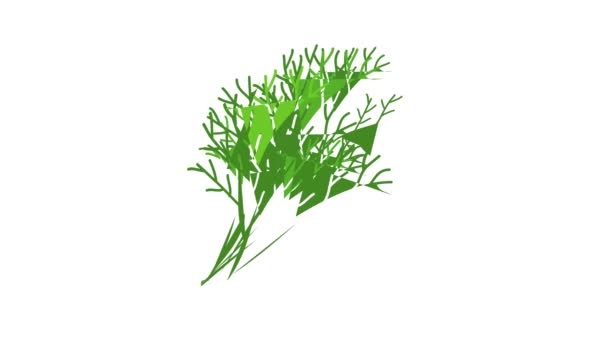 Animation des Dill-Symbols — Stockvideo