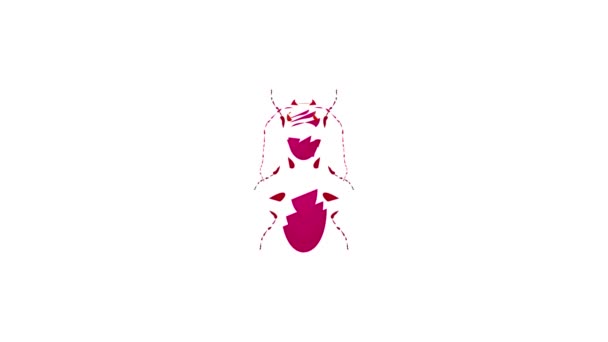 Bug ikon animáció — Stock videók