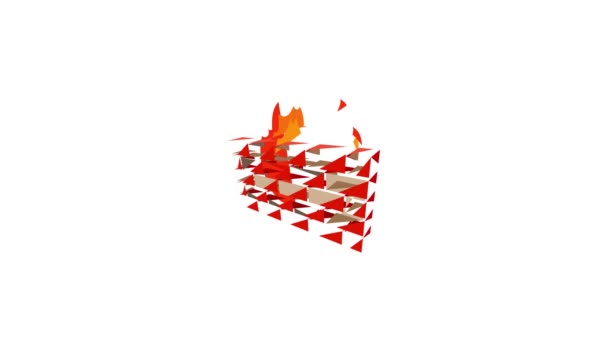 Firewall icon animation — Stock Video