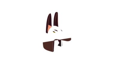 Anubis baş simgesi canlandırması