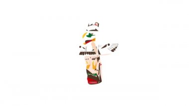 Kuş totemi simge canlandırması