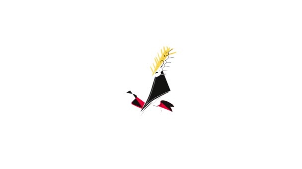 Animacja ikony pszenicy — Wideo stockowe