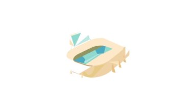 Büyük stadyum simgesi animasyonu