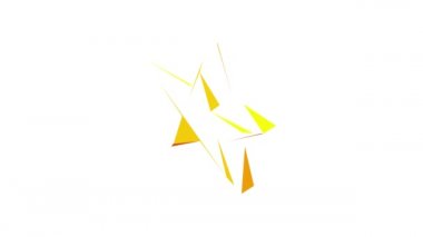 Beş köşeli yıldız simgesi canlandırması