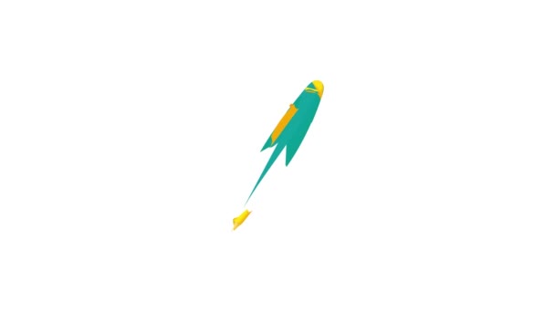 Icono de la pluma animación — Vídeo de stock