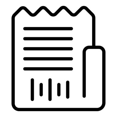 Sinema bileti ikonu ana hatları vektörü. Video eğitimi