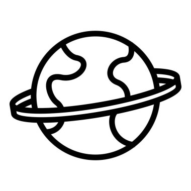 Hava taşıma ikonu ana hat vektörü. Dünya küresi