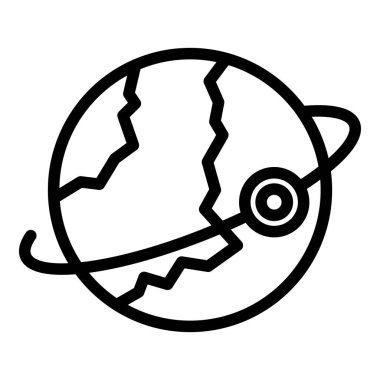 Dünya ikon ana hatları vektörü etrafında. Dünya seyahati