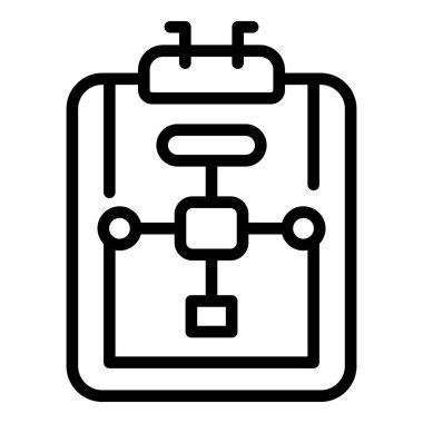 Pano yatırım simgesi ana hatlı vektör. Para finans