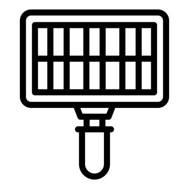 Izgara simgesi taslak vektörünü kullan. Yemek aşçısı