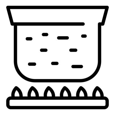 Fabrika ikon ana hatları vektörü. Araba tekerleği