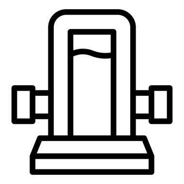 Ozmoz ikonu ana hatlarını saflaştır. Su filtresi