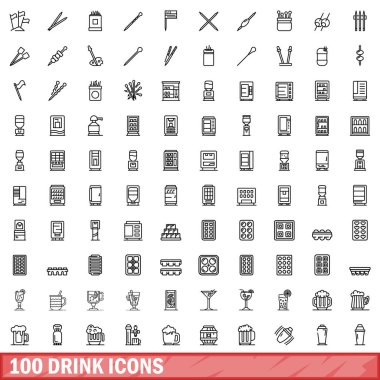 100 içecek simgesi belirlendi, taslak biçimi