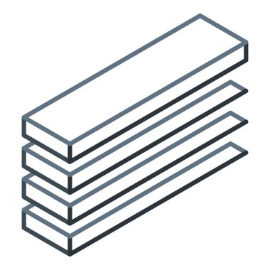 Görsel illüzyon ikonu izometrik vektörü. Hafıza algısı