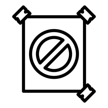 Okul istismar ikonu ana hatları vektörü yok. Çocuk problemi