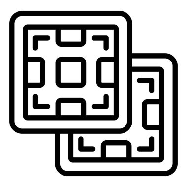 Yer simgesi taslak vektörü temizleniyor. Ev servisi