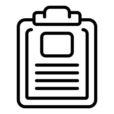 Pano konferans simgesi ana hatları vektörü. Çevrimiçi grup