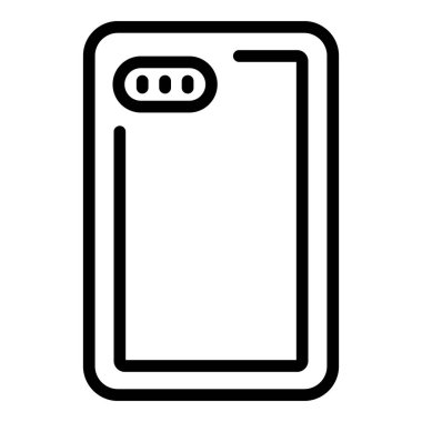 Akıllı telefon simgesi ana hatlarını koru. Telefon kılıfı