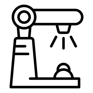 Sulama kolu simgesi ana hat vektörü. Su sistemi