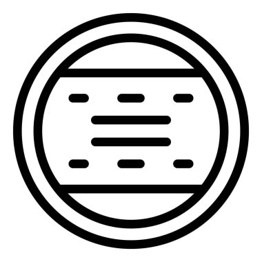 Duman dedektörü aygıt ana hatları vektörü. Yangın alarmı